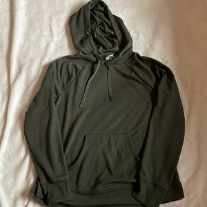 Olive green hoodie, size small, WORN ONCE
